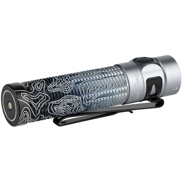 Ліхтар Olight Baton 3 Pro. Silver ridge