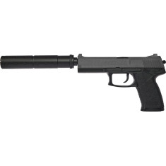 Пистолет страйкбольный ASG DL 60 SOCOM Spring кал.6 мм Black
