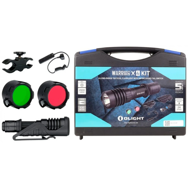 Набор Olight Warrior X 4 KIT Matte Black