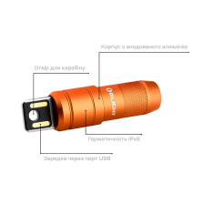 Фонарь Olight Imini 2 Orange