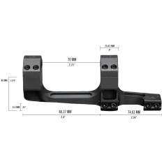 Моноблок Vortex Precision Extended Cantilever. d – 30 мм. Extra Hight. Нахил 20 МОА. Picatinny