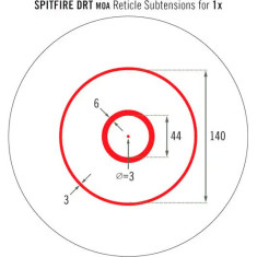 Прицел призматический Vortex Spitfire AR-1x марка DRT с подсветкой Прицел призматический Vortex Spitfire AR-1x марка DRT с подсветкой