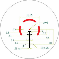 Прицел призматический Vortex Spitfire HD Gen II 3-х c сеткой AR-BDC4 Прицел призматический Vortex Spitfire HD Gen II 3-х c сеткой AR-BDC4