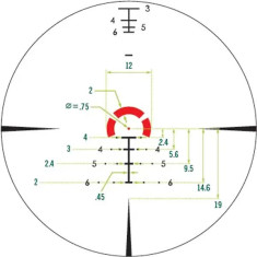 Прицел оптический Vortex Strike Eagle 1-8x24 FFP с сеткой EBR-8 c подсветкой Прицел оптический Vortex Strike Eagle 1-8x24 FFP с сеткой EBR-8 c подсветкой