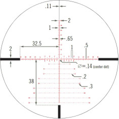 Прицел Vortex Viper PST Gen II 5-25x50 F1 сетка EBR-7C (MOA) с подсветкой