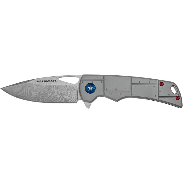 Ніж Boker Plus P51 Mustang Damast