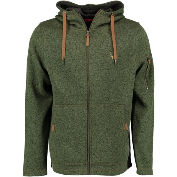 Кофта Orbis Textil Herrenjacke Strick-Fleece. S. Зелений