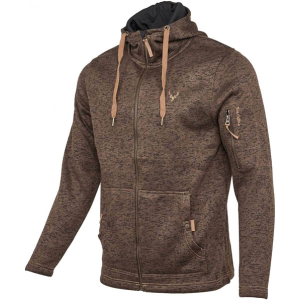Куртка Orbis Textil Herrenjacke Strick-Fleece 418000-69. M. Темно-коричневий