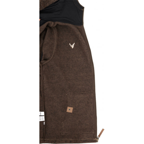 Куртка Orbis Textil Herrenjacke Strick-Fleece 418000-69. M. Темно-коричневий