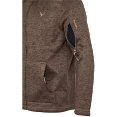 Куртка Orbis Textil Herrenjacke Strick-Fleece 418000-69. 3XL. Тёмно-коричневый