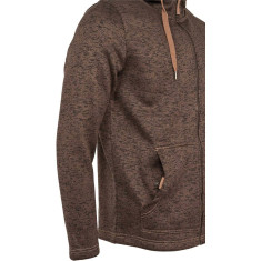 Куртка Orbis Textil Herrenjacke Strick-Fleece 418000-69. 3XL. Тёмно-коричневый