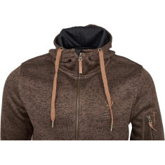 Куртка Orbis Textil Herrenjacke Strick-Fleece 418000-69. 6XL. Темно коричневий Куртка Orbis Textil Herrenjacke Strick-Fleece 418000-69. 6XL. Темно коричневий