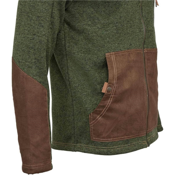 Куртка Orbis Textil Herrenjacke Strick-Fleece 418001-56. S. Зелений