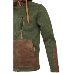 Куртка Orbis Textil Herrenjacke Strick-Fleece 418001-56. S. Зеленый