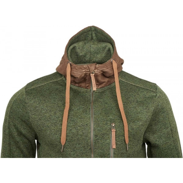 Куртка Orbis Textil Herrenjacke Strick-Fleece 418001-56. XL. Зелений