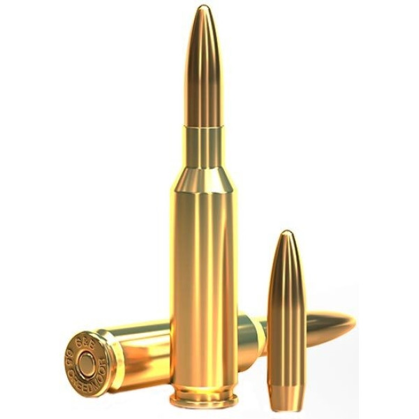 Патрон Sellier & Bellot кал. 6.5 Creedmoor пуля FMJ-BT масса 9,1 грамм/ 140 гран. Нач. скорость - 810 м/с