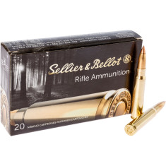 Патрон Sellier & Bellot кал. 8x57JS куля HPC маса 12,7 г/196 гран. Поч. швидкість 783 м/с