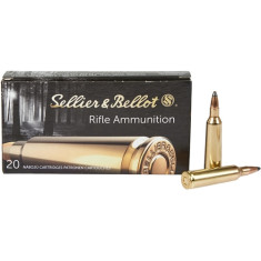 Патрон Sellier & Bellot кал. 22-250 Rem куля SP маса 3,6 г/55 гр