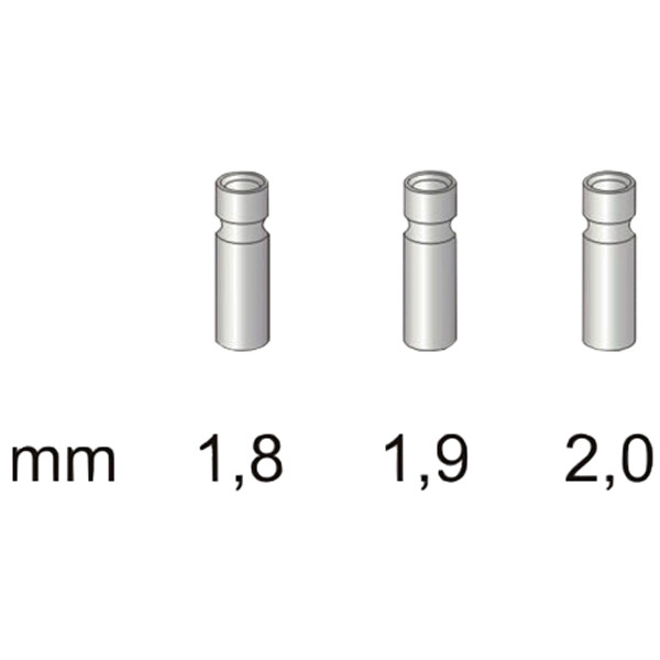 Втулка для гумки Stonfo 3 Metal Tip Guides 1.8mm