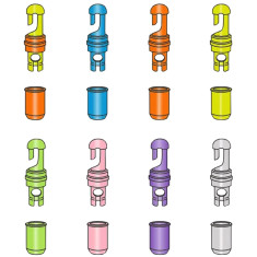 Конектор для гумки Stonfo 292 Super Zero Elastic Connector max 1.0mm