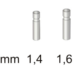 Втулка для резинки Stonfo 3-1 Metal Tip Guides 1.4mm