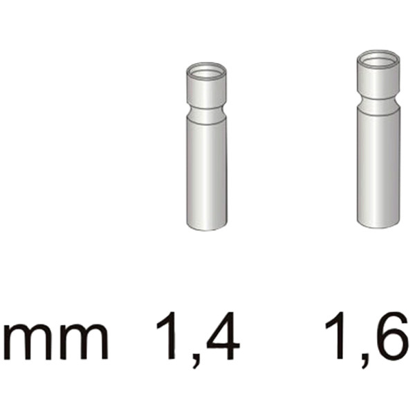 Втулка для резинки Stonfo 3-1 Metal Tip Guides 1.6mm