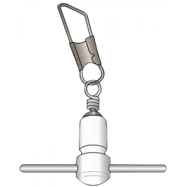 Крепление глухое с карабином Stonfo 307G Stop Float Attachment для поплавка (большое)