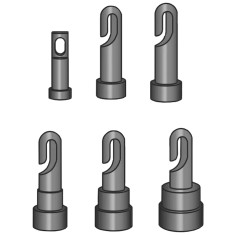 Стопор задній Stonfo 5 Small Sizes Base Plugs 4.0 мм Стопор задній Stonfo 5 Small Sizes Base Plugs 4.0 мм