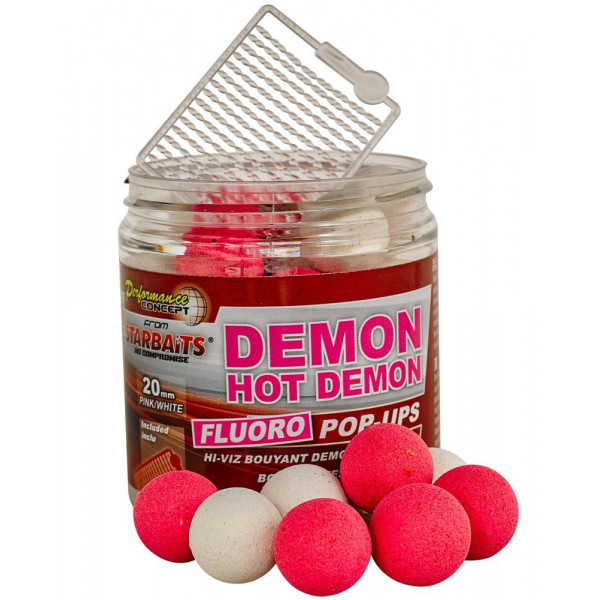 Бойли Starbaits Fluo Pop-Ups Hot Demon 10mm 60gr