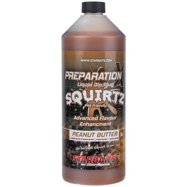 Ліквід Starbaits Prep X Squirtz Peanut Butter 1L