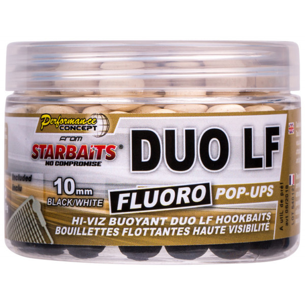 Бойлы Starbaits Concept Fluo Pop Ups Duo LF 10mm 60g