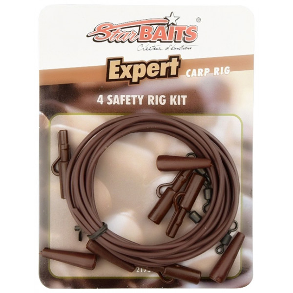 Монтаж Starbaits Safety Rig Kit коричневий