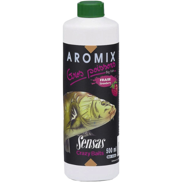 Добавка Sensas Aromix Big Fish Strawberry 500ml