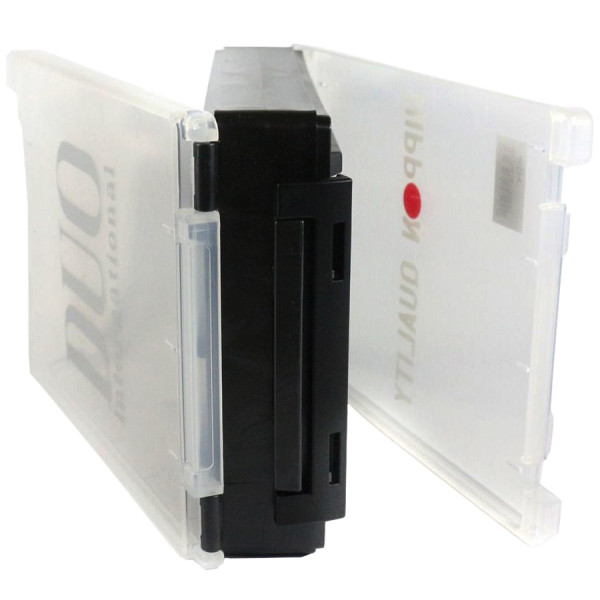 Коробка DUO Reversible Lure Case 180 Pearl Black/Clear