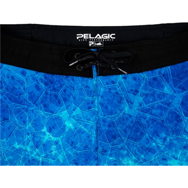 Шорты Pelagic Blue Water Fishing Shorts 30 ц:blue dorado hex