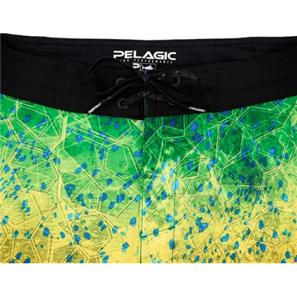 Шорты Pelagic Blue Water Fishing Shorts 32 ц:green dorado hex