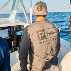 Реглан Pelagic Aquatek Icon Long Sleeve Performance Shirt M ц:charcoal Реглан Pelagic Aquatek Icon Long Sleeve Performance Shirt M ц:charcoal