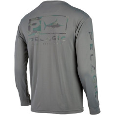 Реглан Pelagic Aquatek Icon Long Sleeve Performance Shirt XL ц:charcoal Реглан Pelagic Aquatek Icon Long Sleeve Performance Shirt XL ц:charcoal