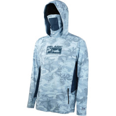 Реглан Pelagic Exo-Tech Hooded Fishing Shirt XXL ц:slate fish camo Реглан Pelagic Exo-Tech Hooded Fishing Shirt XXL ц:slate fish camo