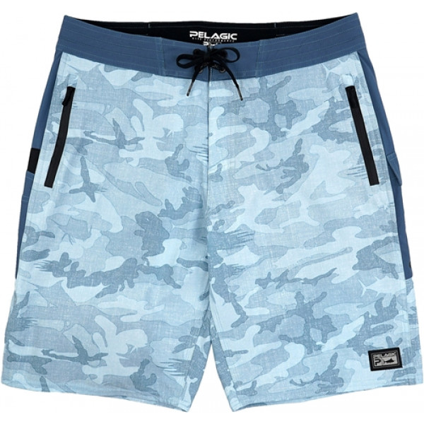 Шорти Pelagic Ocean Master Camo Fishing Shorts 32 ц: slate fish camo