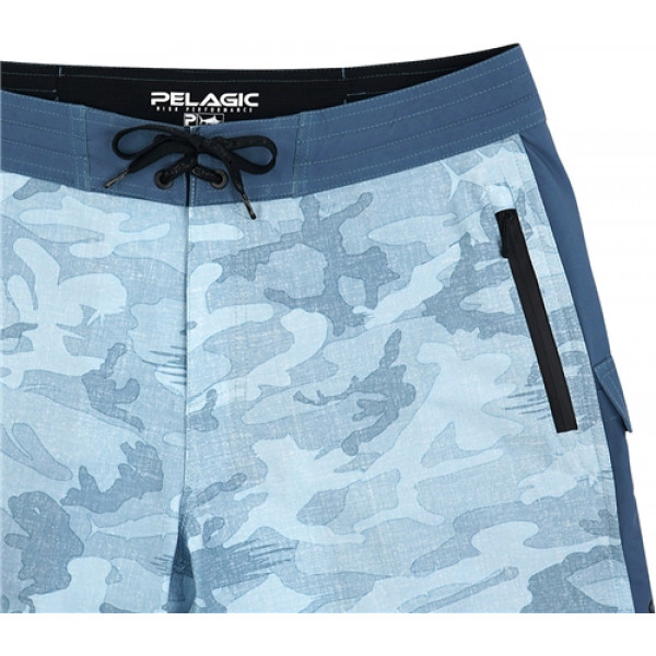 Шорти Pelagic Ocean Master Camo Fishing Shorts 32 ц: slate fish camo