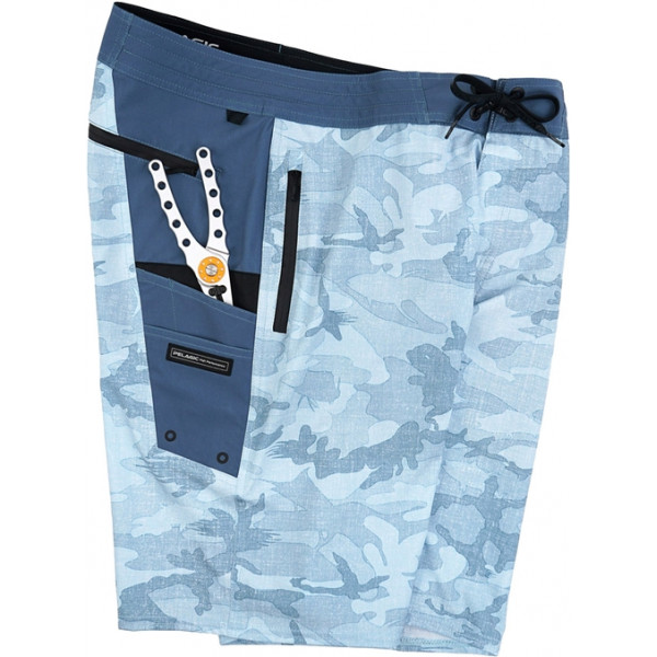 Шорти Pelagic Ocean Master Camo Fishing Shorts 38 ц: slate fish camo