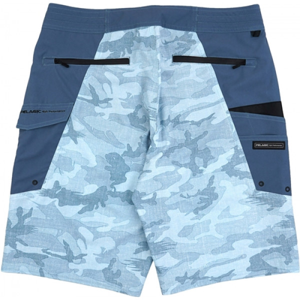Шорти Pelagic Ocean Master Camo Fishing Shorts 40 ц: slate fish camo