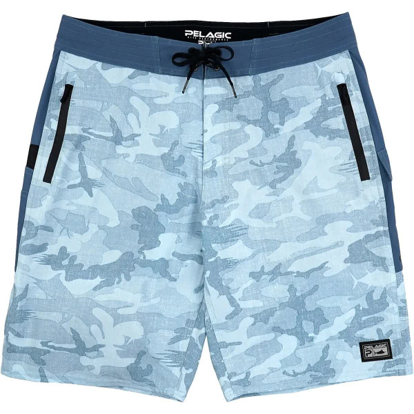 Шорти Pelagic Ocean Master Camo Fishing Shorts 40 ц: slate fish camo
