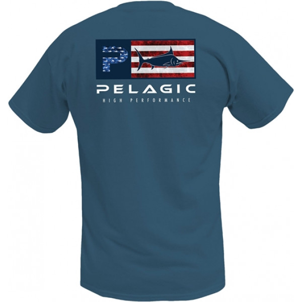 Футболка Pelagic Deluxe Americamo Premium T-Shirt XXL ц: smokey blue