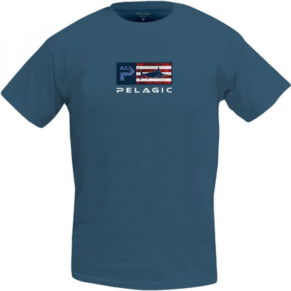 Футболка Pelagic Deluxe Americamo Premium T-Shirt XXL ц: smokey blue