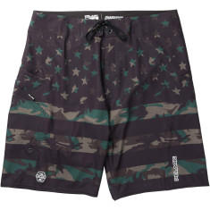 Шорти Pelagic Sharkskin Americamo Fishing Shorts 30 ц:green fish camo