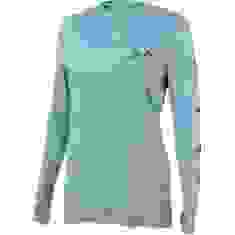 Реглан Pelagic Ultratek Hooded Fishing Shirt Gyotaku - Women`s. XL. Smokey blue