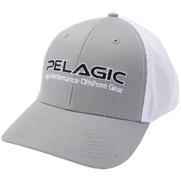 Кепка Pelagic Offshore Low Profile Trucker ц:light gray