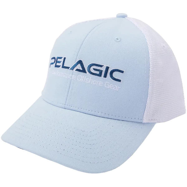 Кепка Pelagic Offshore Low Profile Trucker ц:light blue